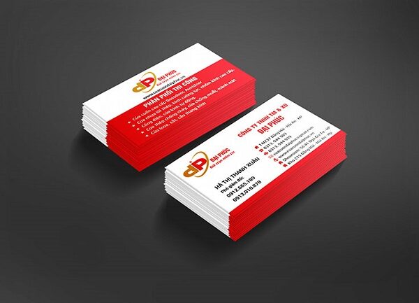 In name card mau name card dep08