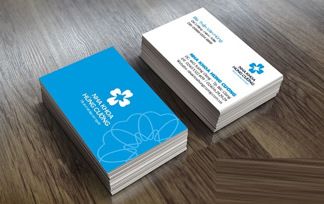 In name card mau name card dep10