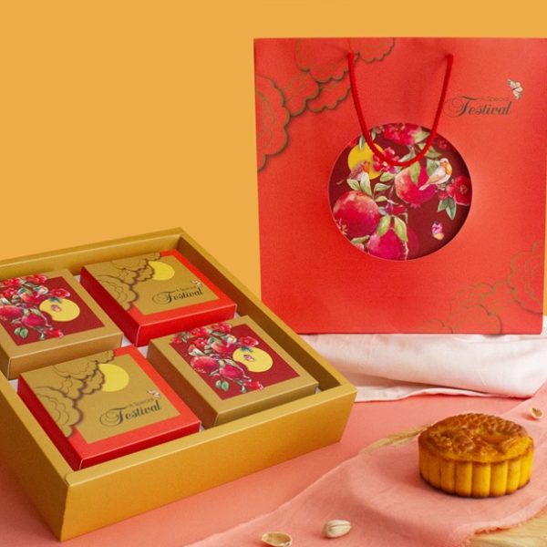 Hộp Bánh Trung Thu Mẫu hộp bánh trung thu phong cách truyền thống