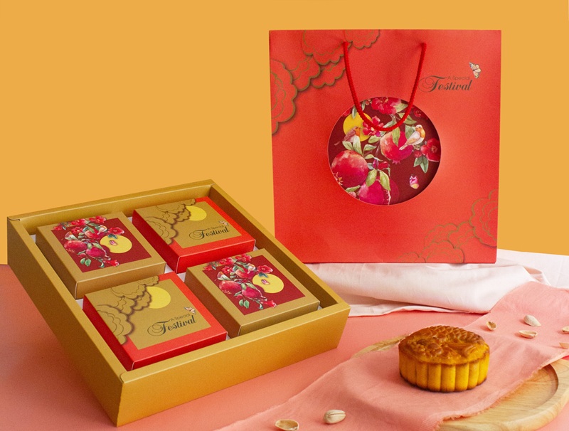 Hộp Bánh Trung Thu Mẫu hộp bánh trung thu phong cách truyền thống