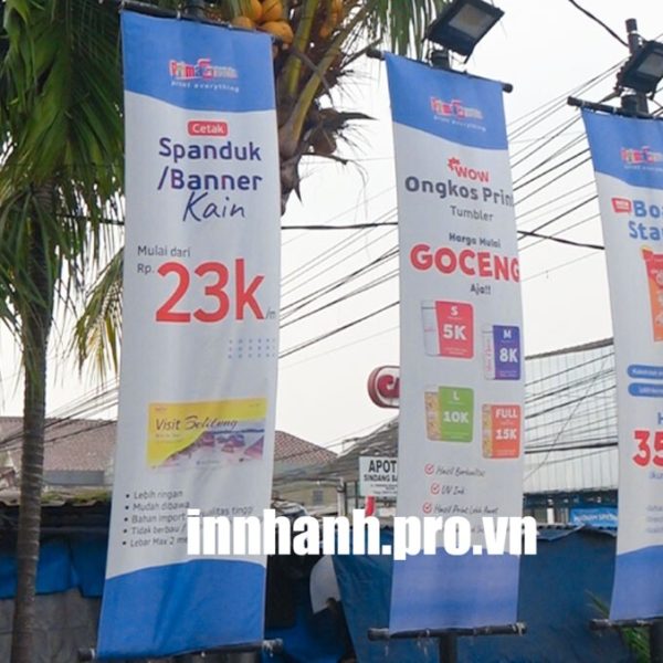 In băng rôn Trước khi đặt in băng rôn, hãy xác định rõ mục đích sử dụng