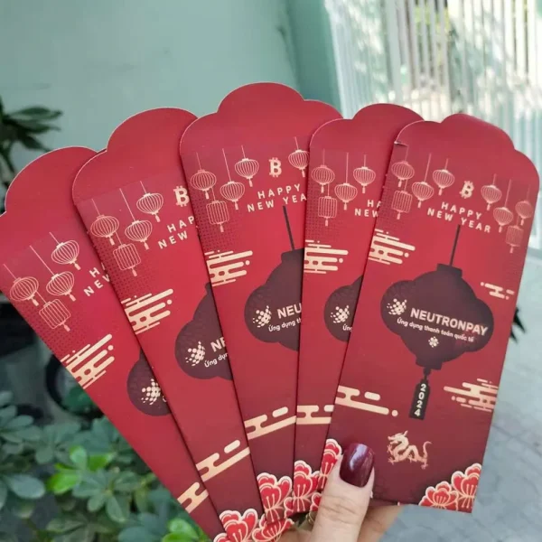 Mẫu bao lì xì Tết 2026 phong cách hiện đại