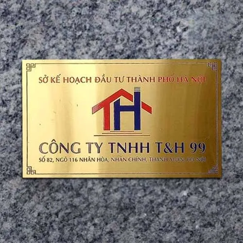 Biển Tên Công Ty Chuyên Nghiệp Bang gia lam bien ten cong ty tai Quang Cao 24H