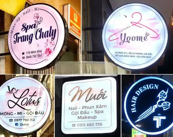 Biển Vẫy Mica Trong Sáng Nét Bang gia lam bien vay mica tai Quang Cao 24H