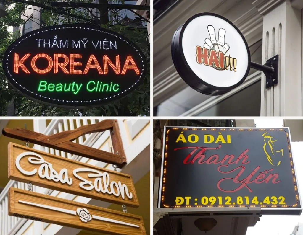 Biển Vẫy Quảng Cáo Đẹp Thu Hút Bang gia lam bien vay quang cao dep tai Quang Cao 24H