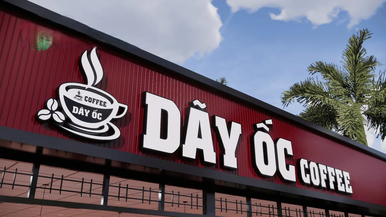 Bảng Hiệu Quán Cafe Ấn Tượng Bang hieu cafe san vuon Hoa hop voi thien nhien