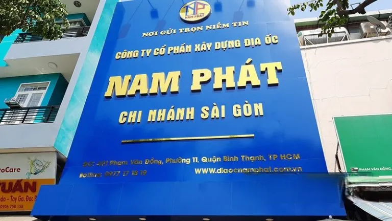Bảng Hiệu Công Ty Bất Động Sản Hiện Đại Bang hieu cong ty bat dong san