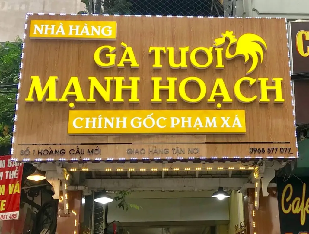 Bảng Hiệu Quán Nhậu Nổi Bật Thu Hút Bang hieu quan nhau
