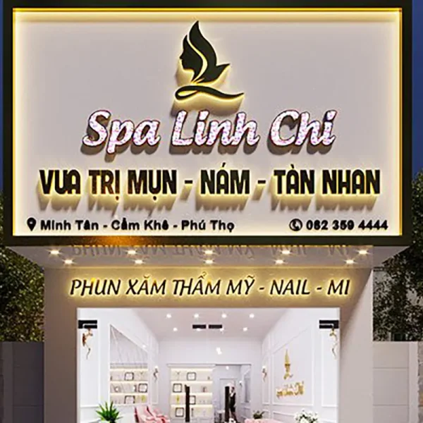 Bảng Hiệu Spa Sang Trọng – Tinh Tế Bang hieu spa massage