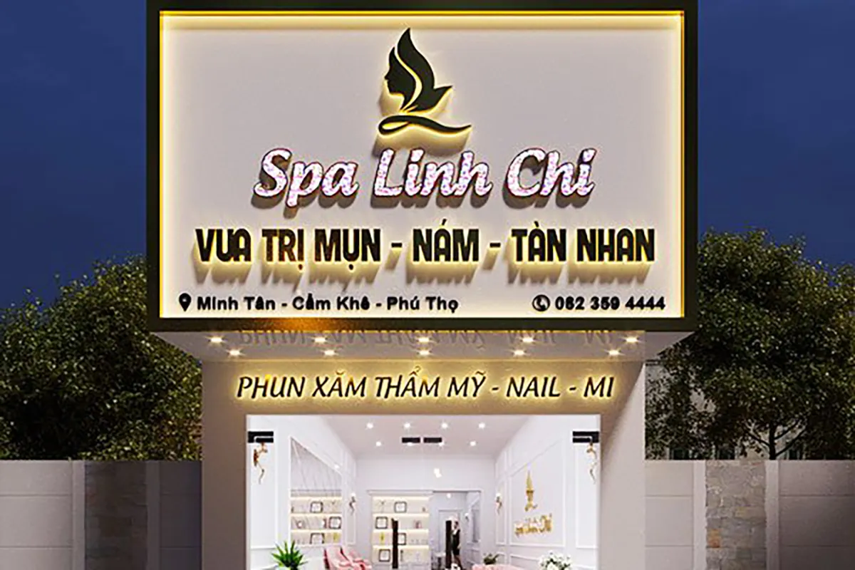 Bảng Hiệu Spa Sang Trọng – Tinh Tế Bang hieu spa massage