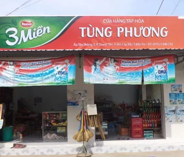 Bảng Hiệu Tạp Hóa Đơn Giản Dễ Nhận Diện