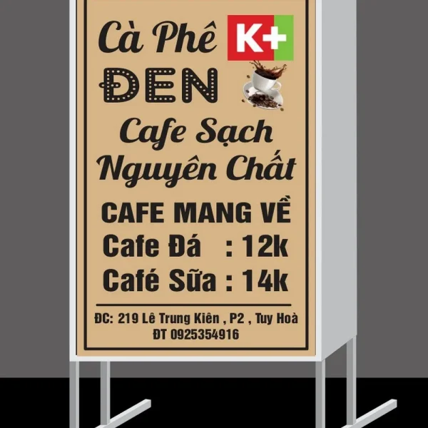 Biển Vẫy Quán Cafe Phong Cách Bien Vay Quan Cafe Pho Bien Tai Quang Cao 24H 1