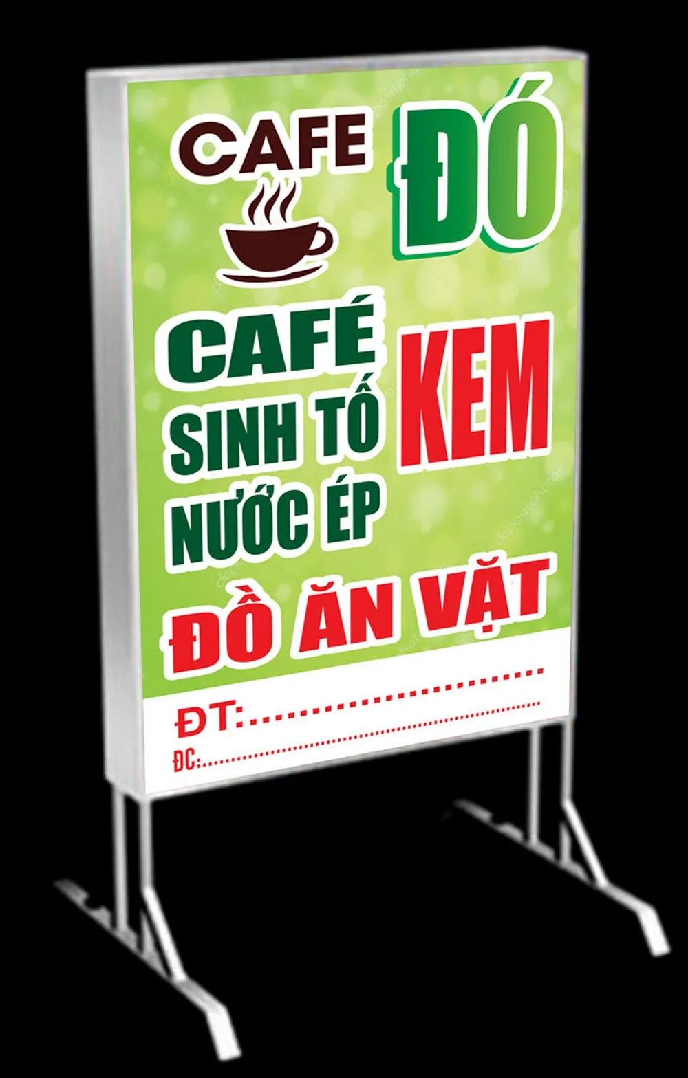 Biển Vẫy Quán Cafe Phong Cách Bien Vay Quan Cafe Pho Bien Tai Quang Cao 24H 2