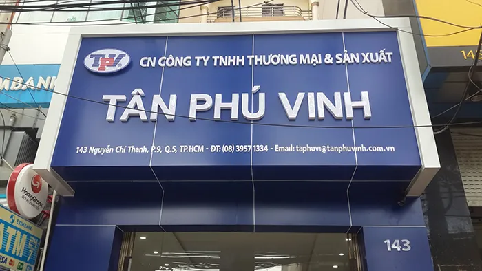 Biển Công Ty Alu Sang Trọng Bien cong ty alu