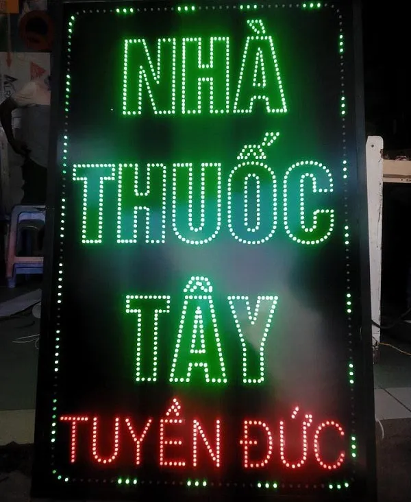 Biển LED Nhà Thuốc Chuẩn Chuỗi Bien led nha thuoc