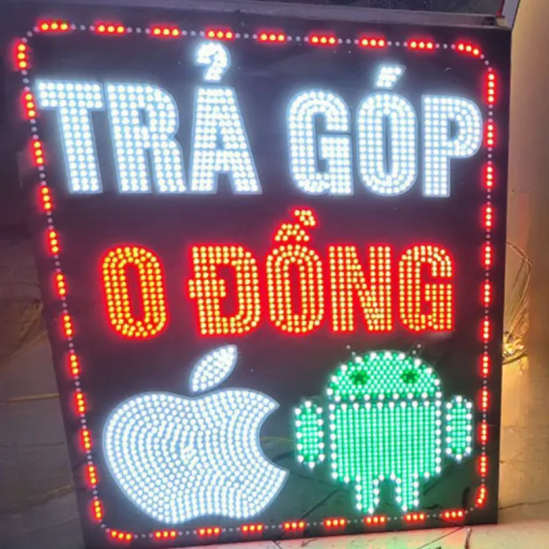 Biển LED Vẫy Điện Thoại Sáng Rõ Bien led vay dien thoai