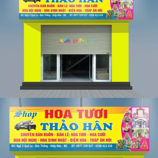Biển Quảng Cáo Shop Hoa Thanh Lịch