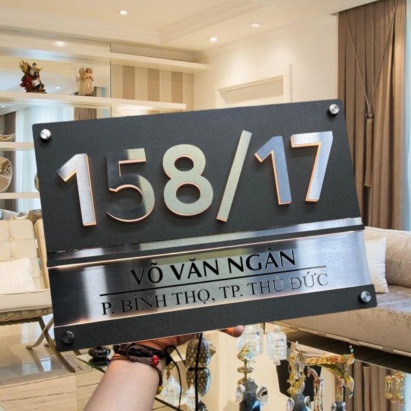 Biển Số Nhà – Bảng Số Nhà Cao Cấp Bien so nha Bang so nha 13