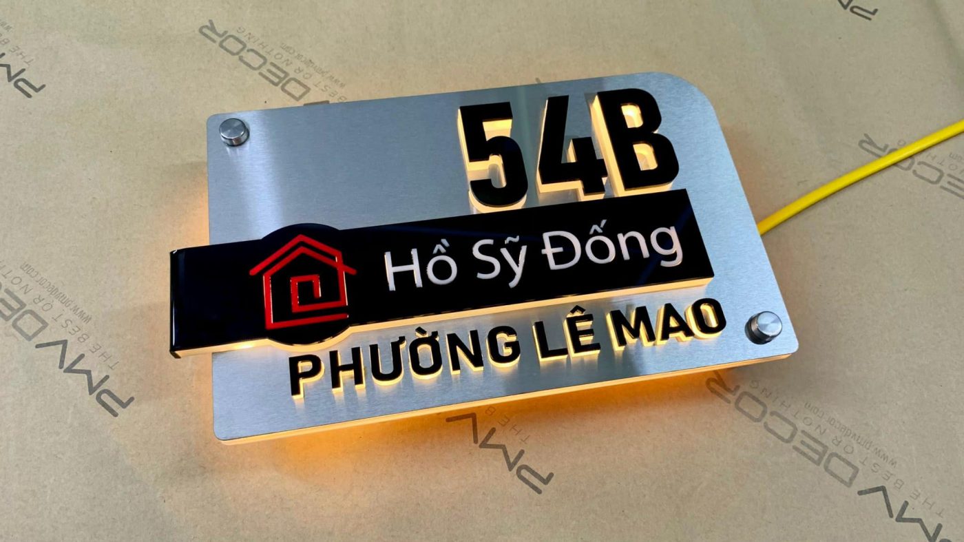 Biển Số Nhà – Bảng Số Nhà Cao Cấp Bien so nha Bang so nha 16