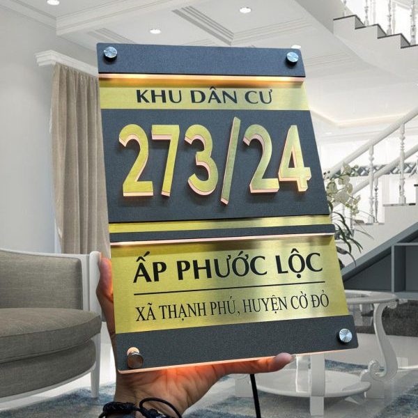 Biển Số Nhà – Bảng Số Nhà Cao Cấp Bien so nha Bang so nha 19