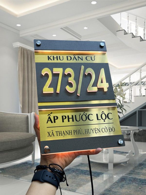 Biển Số Nhà – Bảng Số Nhà Cao Cấp Bien so nha Bang so nha 19