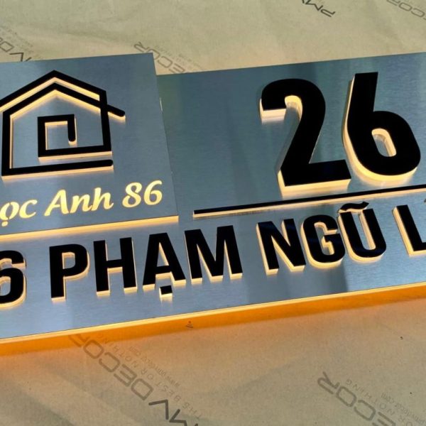 Biển Số Nhà – Bảng Số Nhà Cao Cấp Bien so nha Bang so nha 8