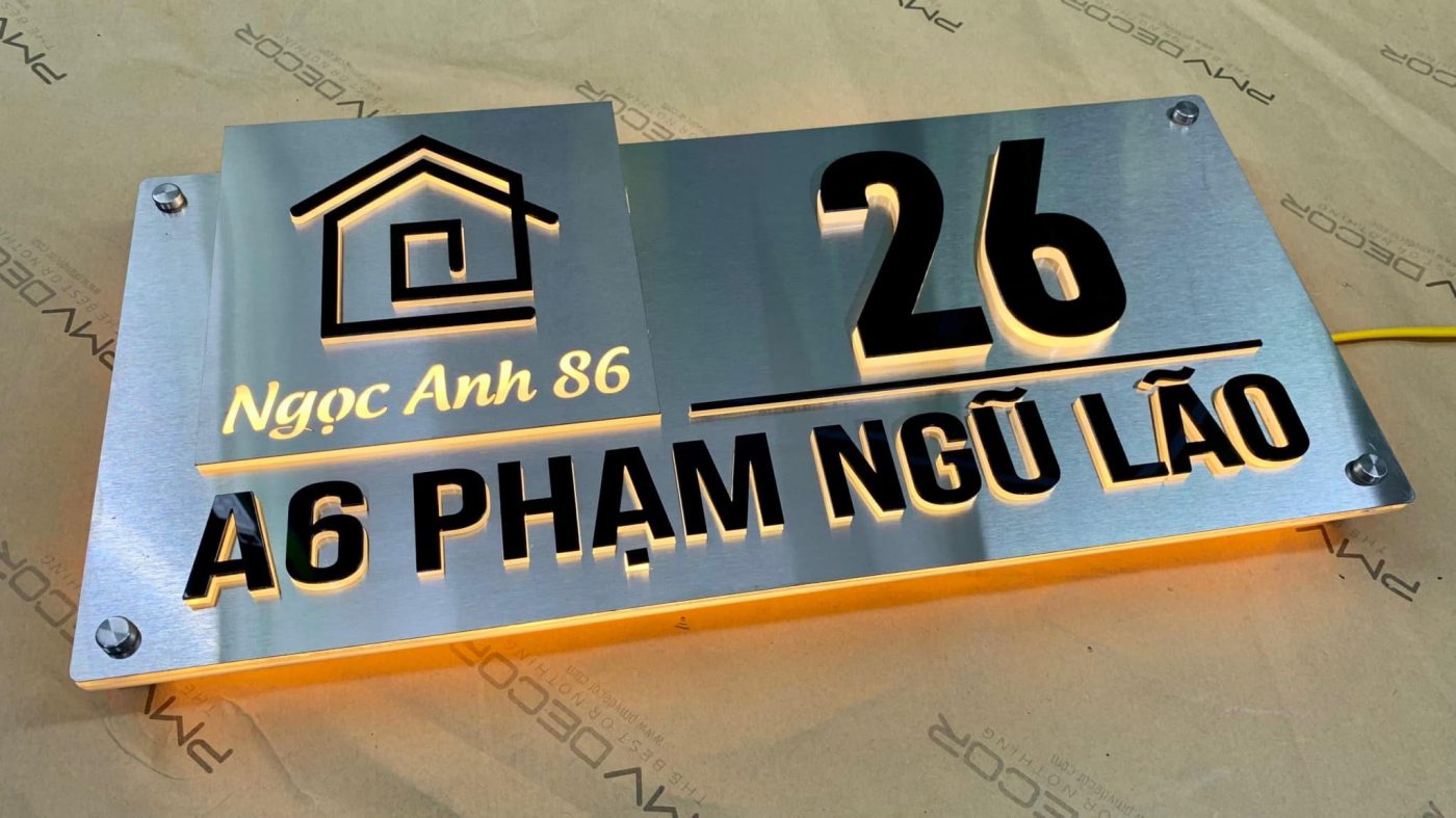 Biển Số Nhà – Bảng Số Nhà Cao Cấp Bien so nha Bang so nha 8