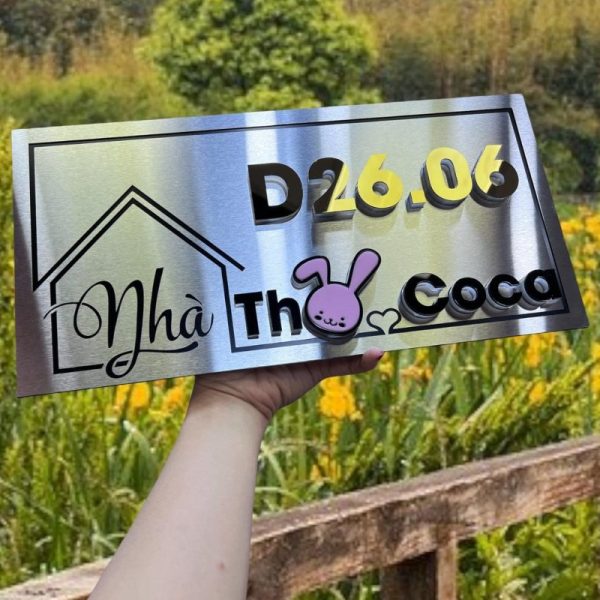 Biển Số Nhà – Bảng Số Nhà Cao Cấp Bien so nha Bang so nha 9