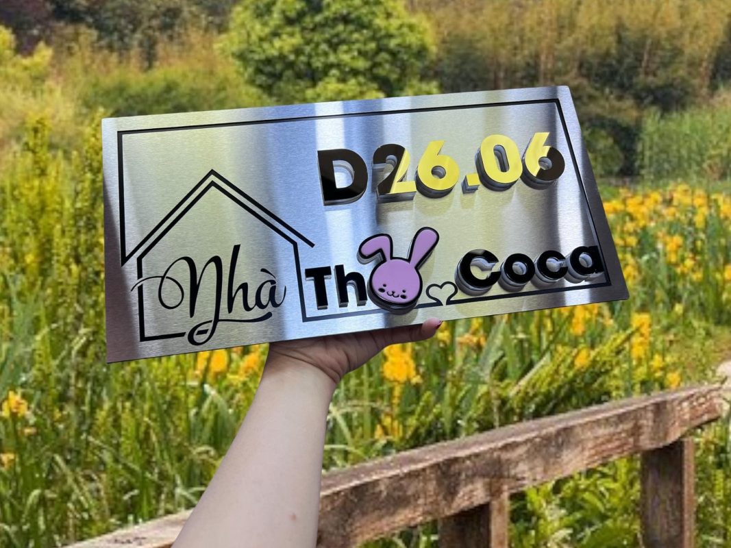 Biển Số Nhà – Bảng Số Nhà Cao Cấp Bien so nha Bang so nha 9