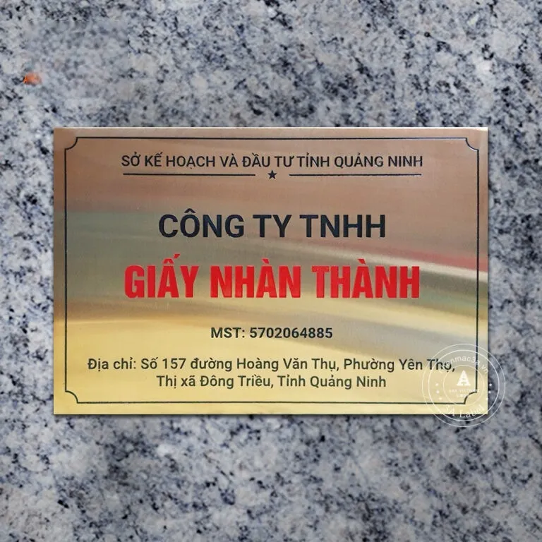 Biển Tên Công Ty Chuyên Nghiệp Bien ten cong ty