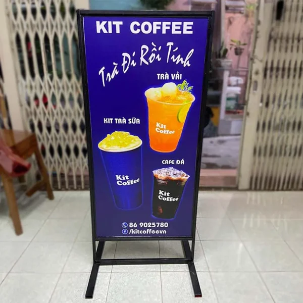 Biển Vẫy Trà Sữa Trẻ Trung Bien vay tra sua dep se giup cua hang cua ban noi bat giua hang loat doi thu