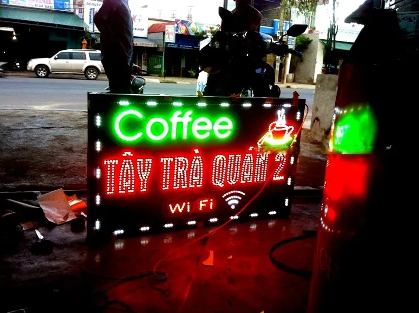 Biển Vẫy Quán Cafe Phong Cách Cac Loai Bien Vay Quan Cafe Pho Bien Tai Quang Cao 24H