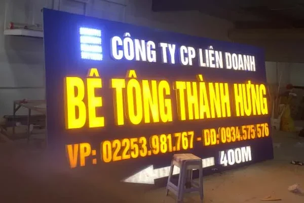 Biển Công Ty Chữ Nổi Thẩm Mỹ Cao Cac loai bang cong ty chu noi pho bien va ung dung