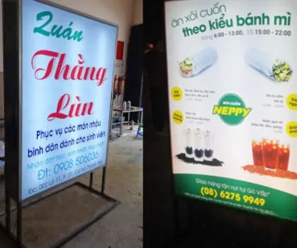 Biển Vẫy Có Chân Tiện Dựng Cac mau bien vay co chan dep duoc ua chuong 1