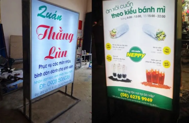 Biển Vẫy Có Chân Tiện Dựng Cac mau bien vay co chan dep duoc ua chuong 1