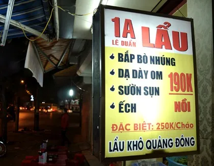 Biển Vẫy Lẩu Nướng Nổi Bật Cac mau bien vay lau nuong dep va pho bien nhat hien nay