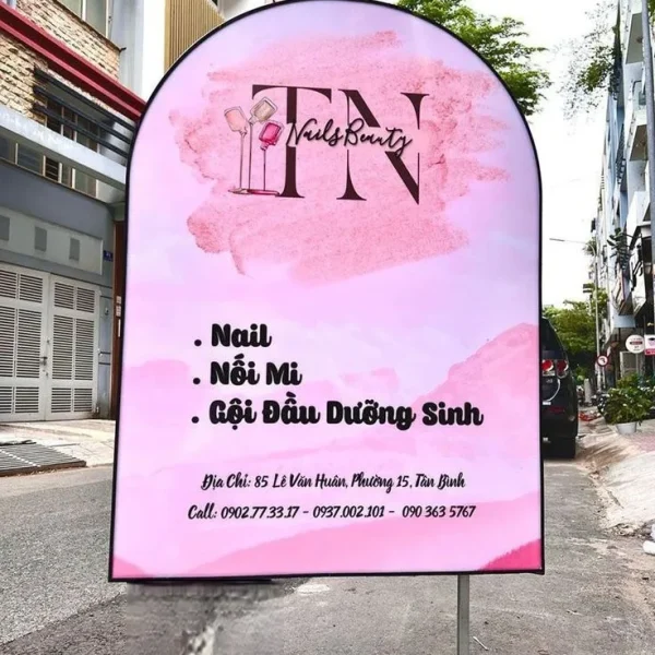 Biển Vẫy Tiệm Tóc Nổi Bật Cac mau bien vay toc dep duoc ua chuong nam 2025 2