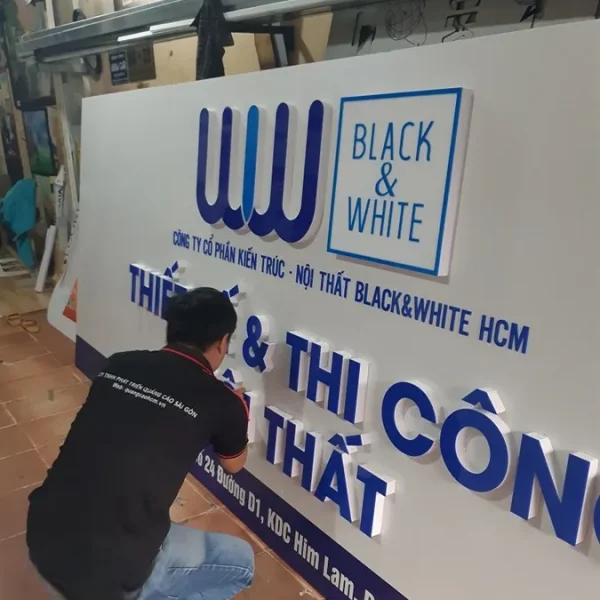 Chữ Nổi Alu Gương Sang Trọng