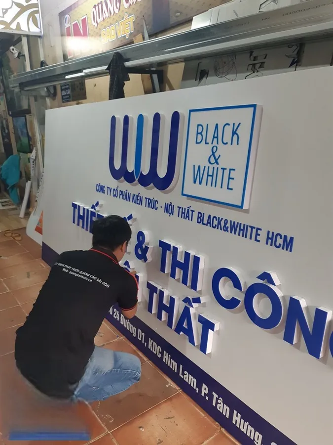 Chữ Nổi Alu Gương Sang Trọng Chu noi alu