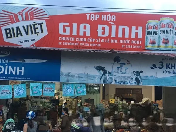 Bảng Hiệu Tạp Hóa Đơn Giản Dễ Nhận Diện Dich vu lam bang hieu tap hoa gia re tai TPHCM Quang Cao 24h