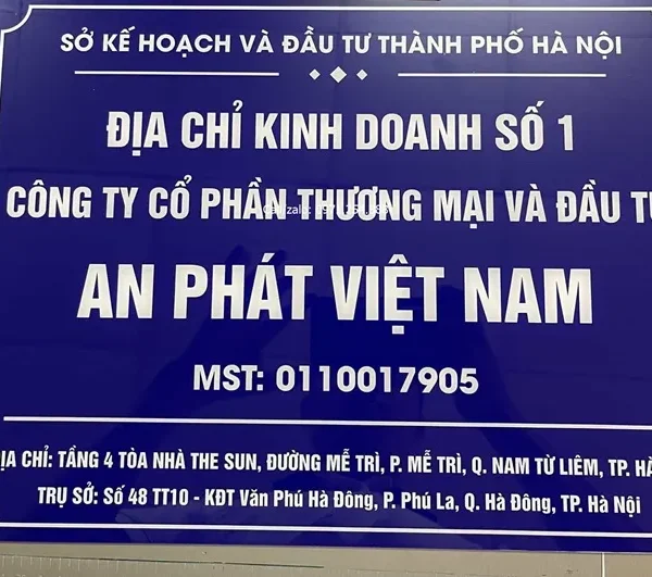Biển Công Ty Mica Sắc Nét Dich vu lam bien cong ty mica gia re tai TPHCM Quangcao24h.net