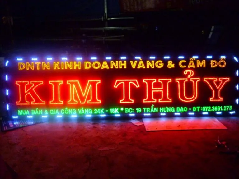 Biển LED Đèn Chữ Nổi Bắt Mắt Dich vu lam bien led den chu noi gia re tai TPHCM