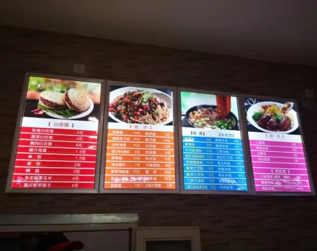 Biển LED Menu Hiển Thị Sắc Nét Dich vu lam bien led menu gia re tai TPHCM