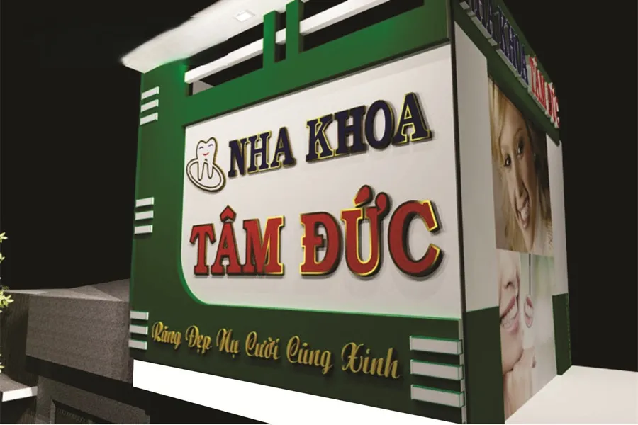 Biển Quảng Cáo Nha Khoa Chuyên Nghiệp Dich vu lam bien quang cao nha khoa theo yeu cau chat luong cao