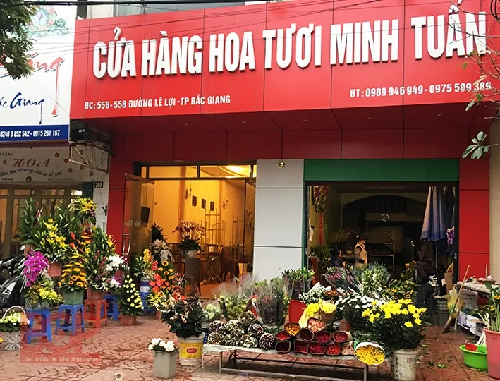 Biển Quảng Cáo Shop Hoa Thanh Lịch Dich vu lam bien quang cao shop hoa tai Quang Cao 24h
