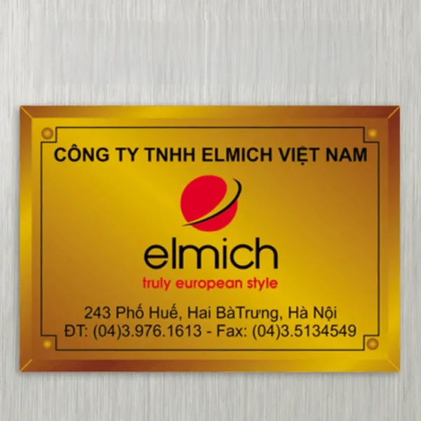 Biển Tên Công Ty Chuyên Nghiệp Lam bien ten cong ty theo yeu cau tai Quang Cao 24H