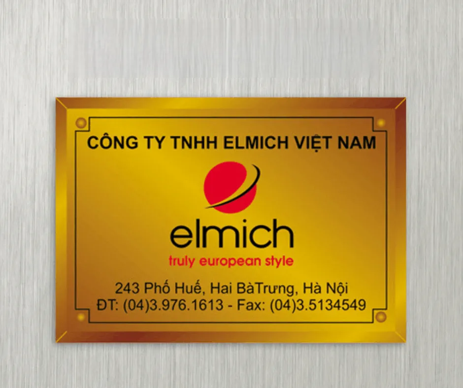 Biển Tên Công Ty Chuyên Nghiệp Lam bien ten cong ty theo yeu cau tai Quang Cao 24H