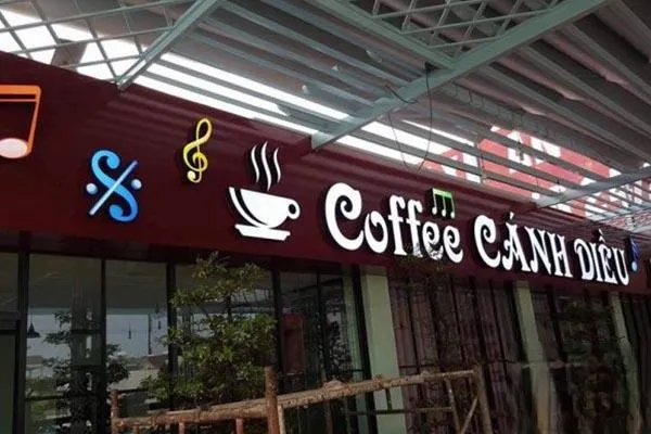 Bảng Hiệu Quán Cafe Ấn Tượng Loi ich khi su dung dich vu lam bang hieu cafe tai Quang Cao 24h