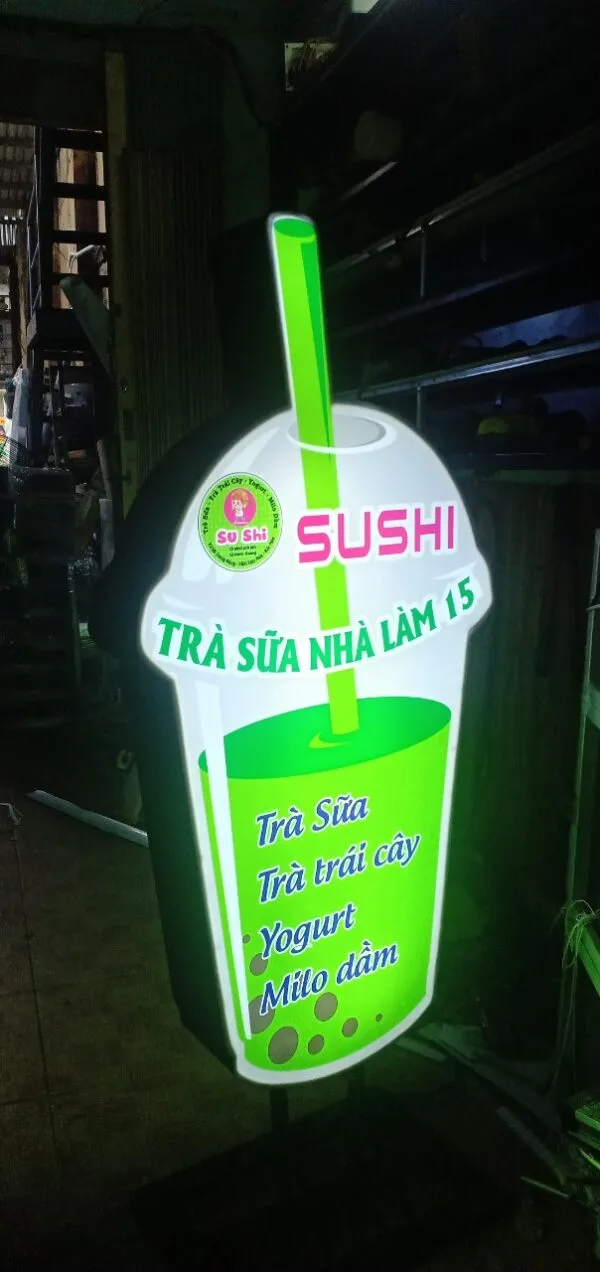 Bảng Hiệu Trà Sữa Phong Cách Trẻ Lua chon don vi cung cap dich vu lam bang hieu tra sua uy tin chat luong la vo cung quan trong