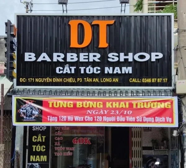Biển Barber Shop Phong Cách Mau bien quang cao barber shop dep 2